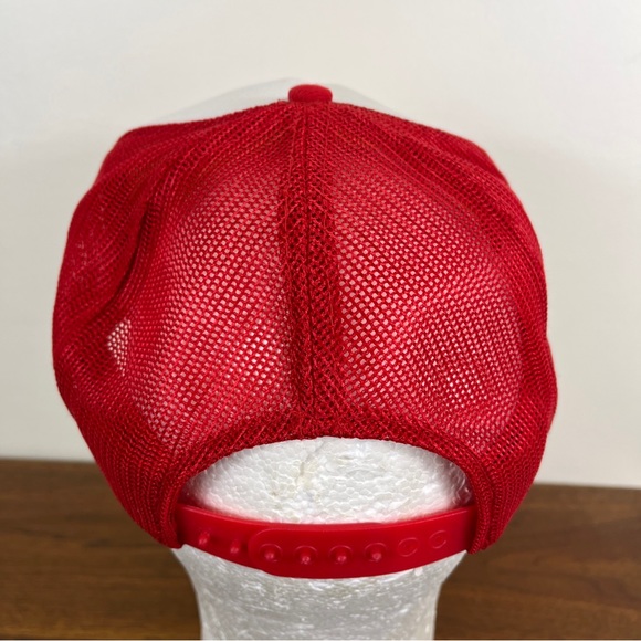 Van Dorn Skate Invitational Retro Trucker Hat Cap White Red Snapback - Picture 6 of 12